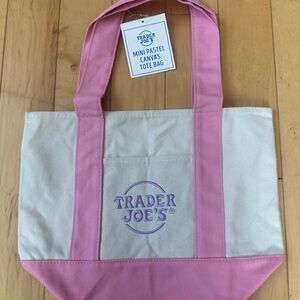 Trader Joe’s mini canvas tote bag